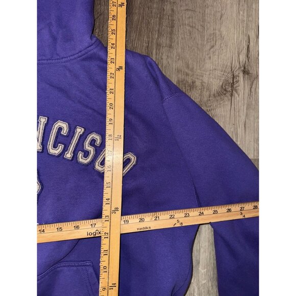 San Francisco California Purple Hoodie XXL Hayward.CA 100% Cotton City By The Ba - Picture 6 of 6